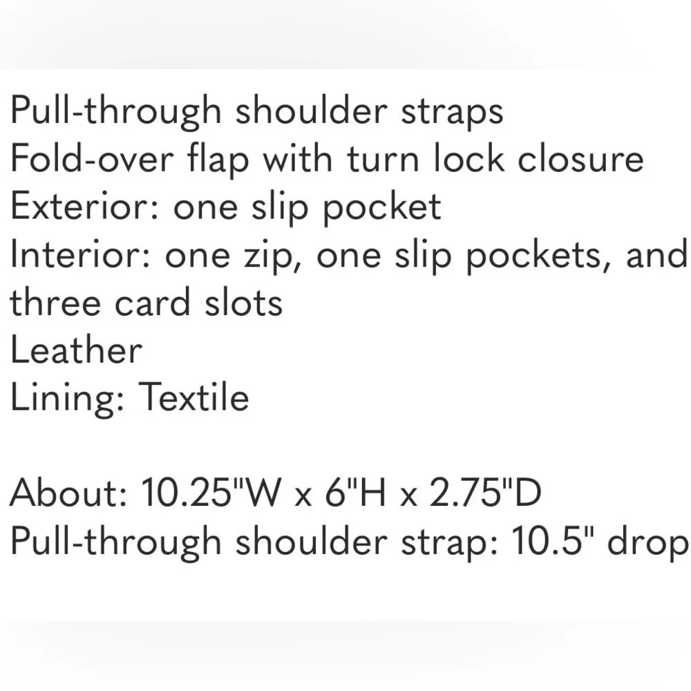 NWT Karl Lagerfeld Agyness Leather Shoulder/Crossbody bag in Cream - Picture 10 of 10